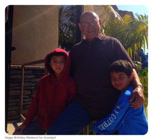 Grandpa.  Christopher.  David.  He loves all his grandkids.